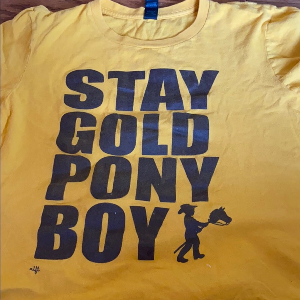 Stay good pony boy tee
